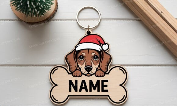Christmas Dog Bone Ornament