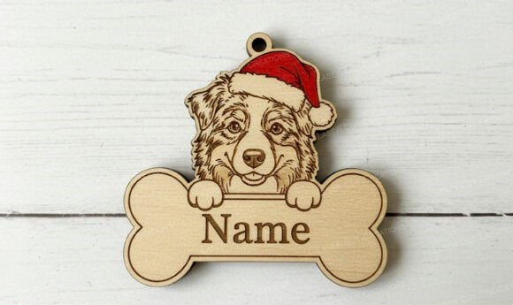 Christmas Dog Bone Ornament