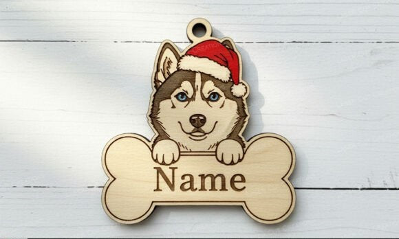 Christmas Dog Bone Ornament