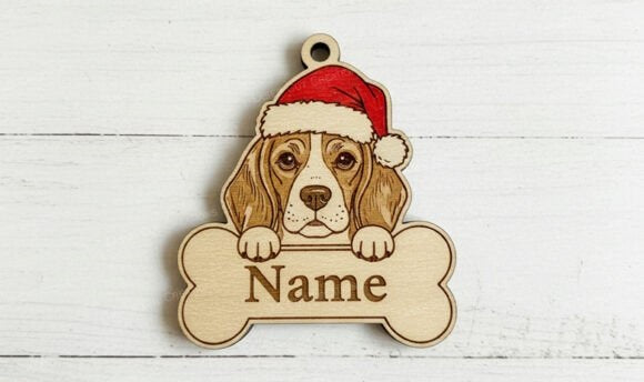 Christmas Dog Bone Ornament